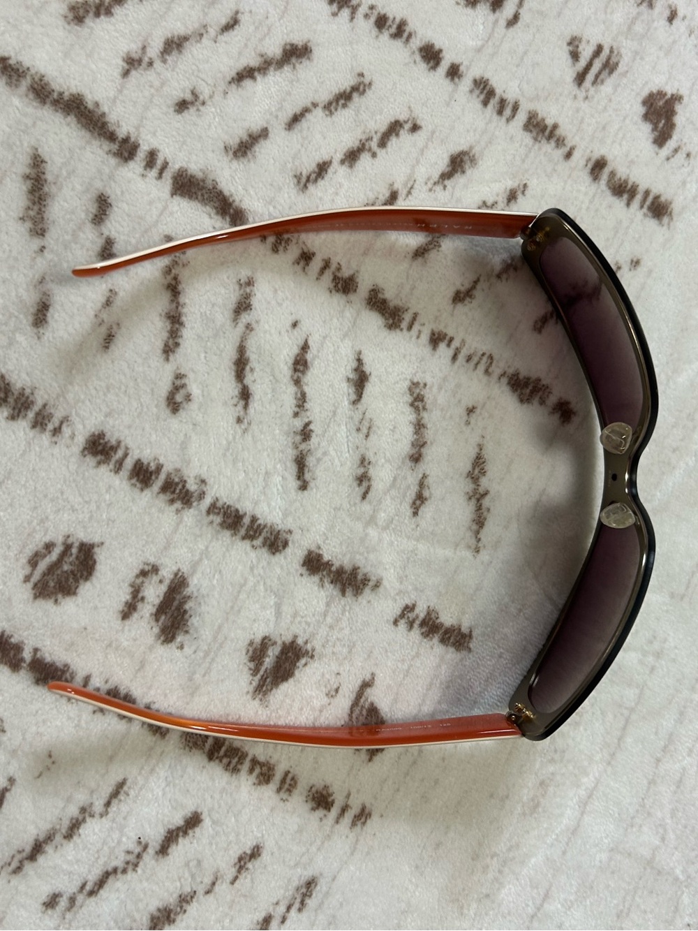 Ralph Lauren RA4009 Shield Sunglasses Brown Gradient w/ Case Quiet Luxury - Picture 11 of 14